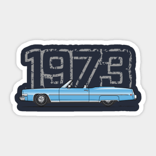 Blue 73 Sticker